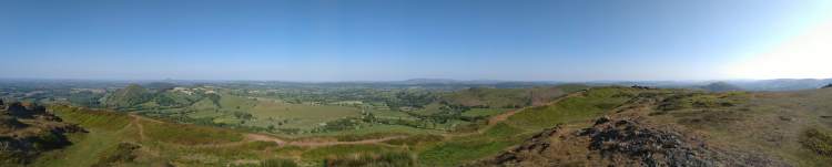 panoramic views from caer caradoc