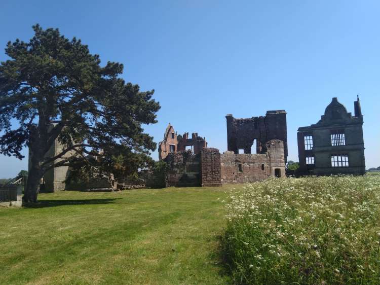 ruins of Moreton Corbet castle.