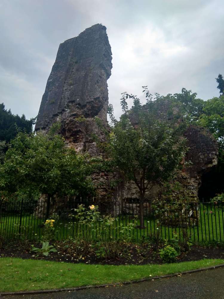 the leaning tower remains of bridgnorth castle