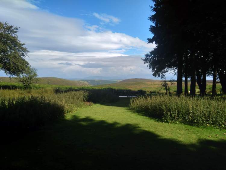 View of the Long Mynd from Pole Cottage