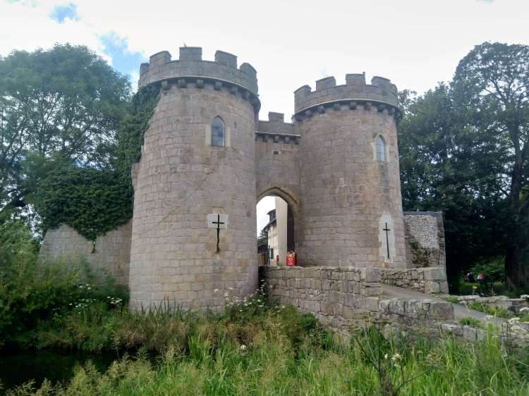 Whittington Castle gate
